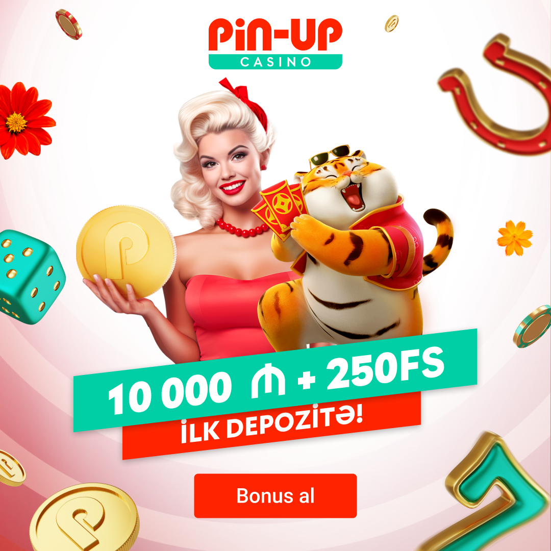 Pin Up Casino — 10.000 AZN + 250 FS ilk depozitə